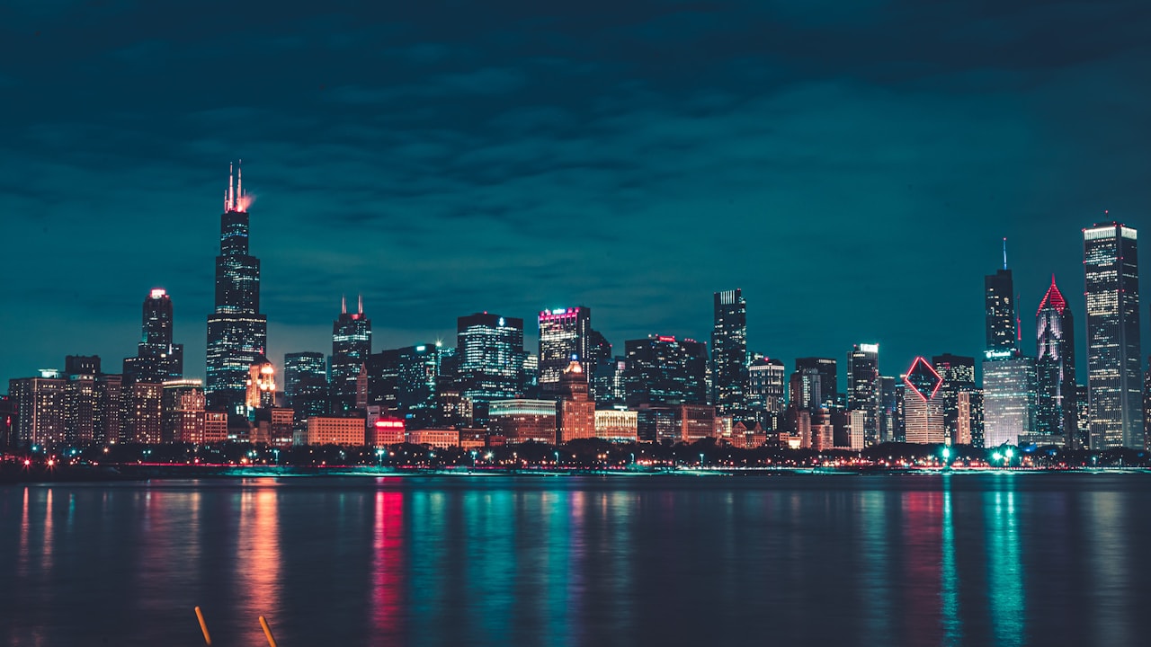 Night city editorial visual for GTA VI pre-order guide 2026