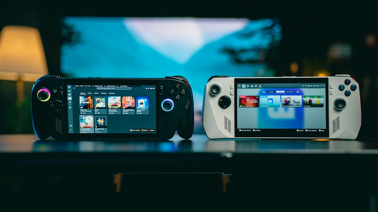Handheld gaming consoles representing Nintendo Switch 2 battery life tips