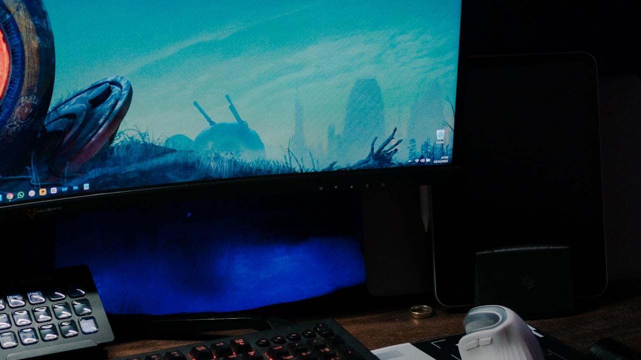 PC gaming setup representing VALORANT FPS and ping optimization in 2026